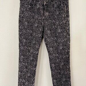 Antropologie Joe's Jeans Women's Embroidered Black Collection Jeans Grey 32